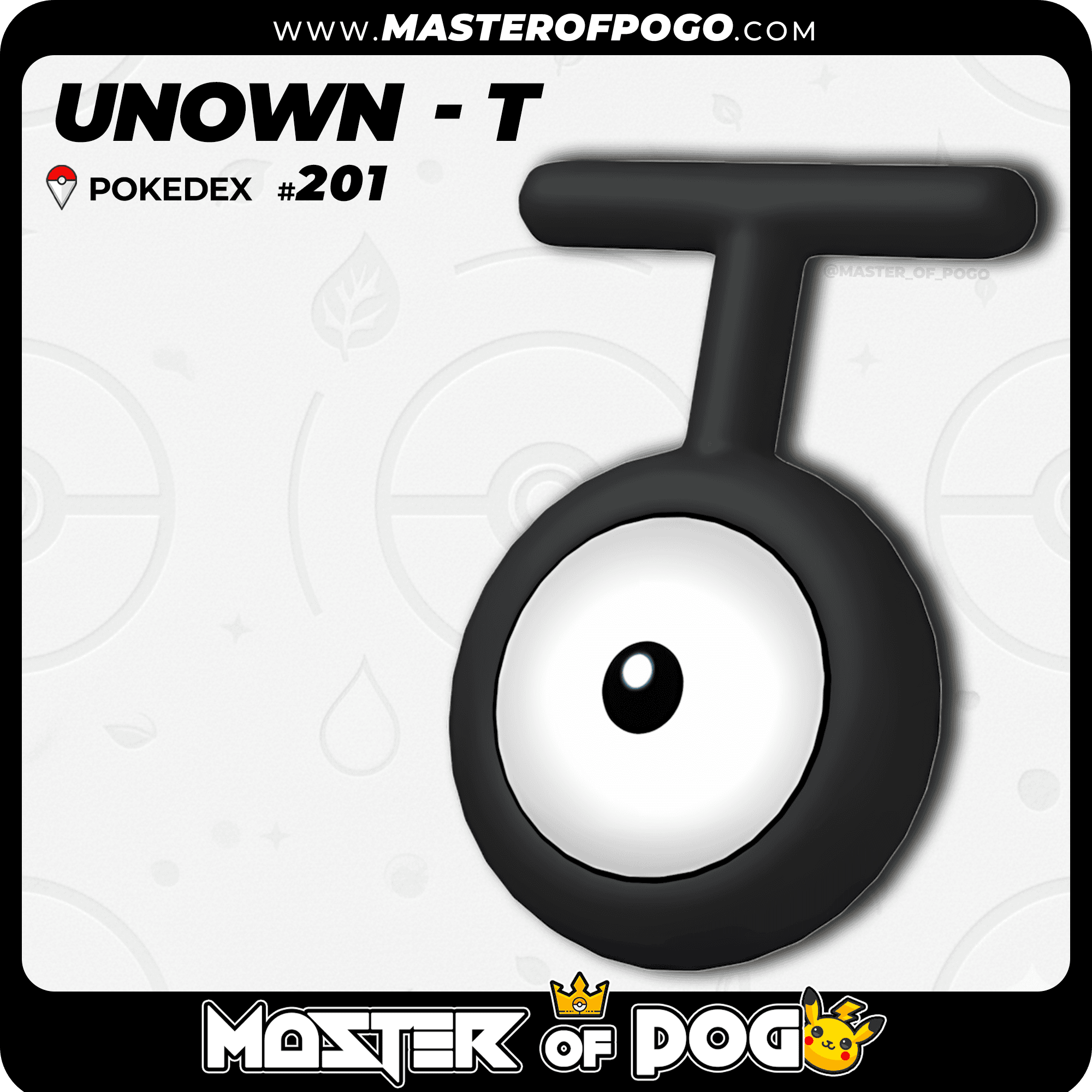 Unown - T