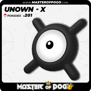#201 - UNOWN · X