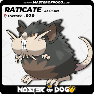 #020 - Alolan RATICATE