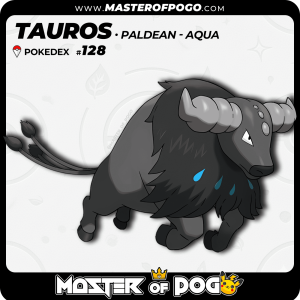 #128 - Paldean Aqua TAUROS