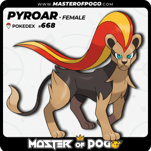 #668 -Female PYROAR